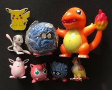 8 X Pokemon Figure Bundle Charmander Electronic Mew Wigglytuff Tangela TOMY 1999