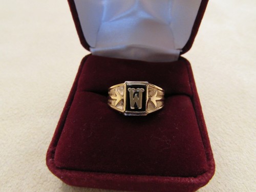 Initial yellow gold - ",