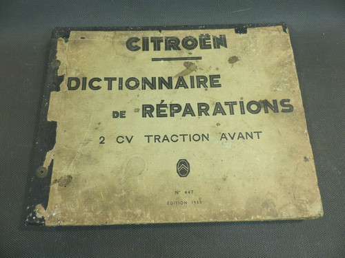 Vintage citroen 2cv repair - vintage,