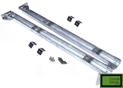 Pair galvanised sill rail - hd,