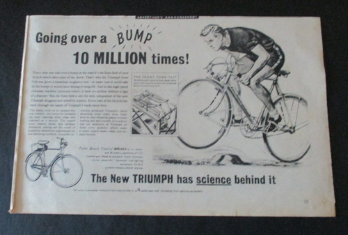 The new triumph bicycle has - triumph,