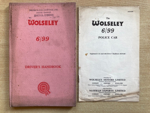 Bmc wolseley driver s - bmc,