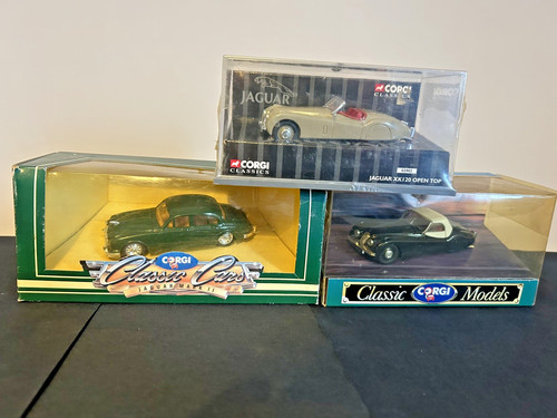 Corgi classic models - models, jaguars