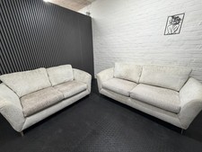 SCS Cream 3 & 2 Seater Sofa