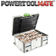 Festool 576794 Domino Sytainer Kit, DS 4/5/6/8/10 1255xBU Formerly 498899 1060pc