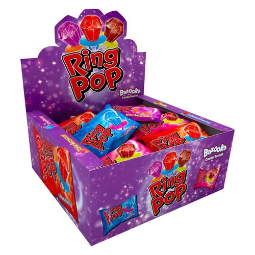 Bazooka ring pop lollipop - pop, –