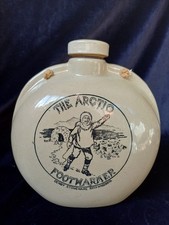 ANTIQUE DENBY STONEWARE "THE ARCTIC FOOTWARMER" HOT WATER BOTTLE CIRCA 1913