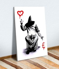 BANKSY LOVE OR MONEY GRAFFITI