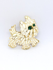 Vintage inspired white enamel