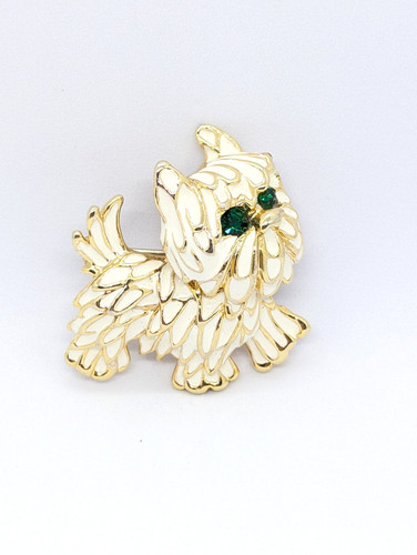 Vintage inspired white - , enamel