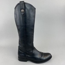 Frye Black Leather Pulll On