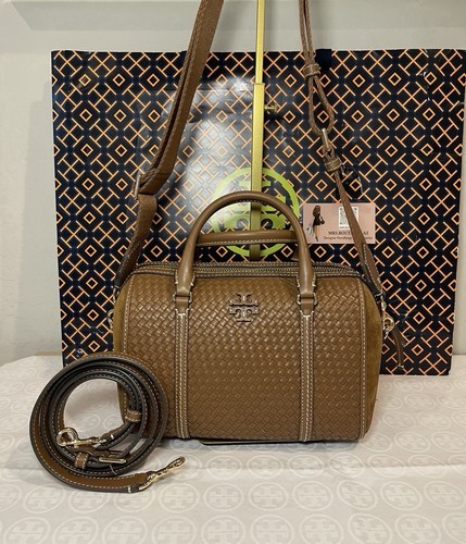 Thea woven satchel tory burch - thea,