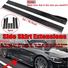 For BMW E39 E46 E53 E90 E92 E93 E60 sport low body look glossy black
