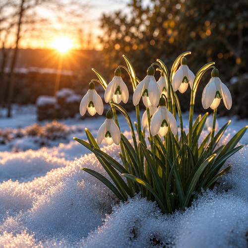 Snowdrop bulbs galanthus - 10,