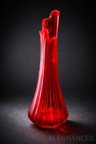 Smith ruby red - swung, glass