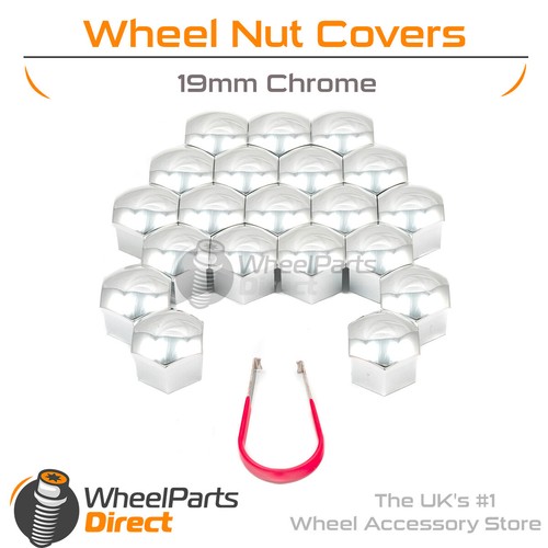 Chrome wheel nut bolt covers - wheel,