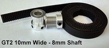 3D Printer GT2 10mm Wide Timing Belt and Pulleys - 20 Teeth 8mm Shaft - Reprap