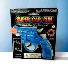 Kids Super Cap Toy Revolver Gun 8 Shot Ring Caps Pistol Handgun Toy( Pack of 2 )
