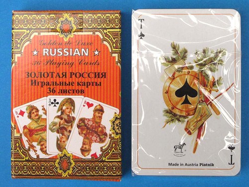 Russian style playing cards - style,