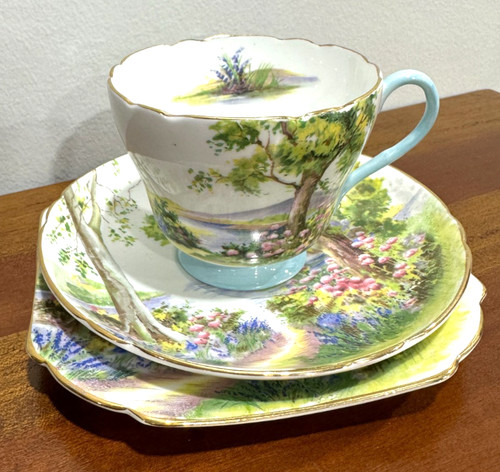 Vintage shelley bone china - shelley,