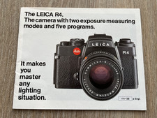 vintage leica r4 camera sales booklet