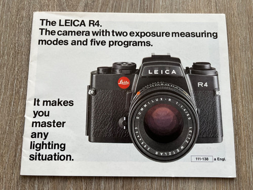 Vintage leica camera - vintage, r4