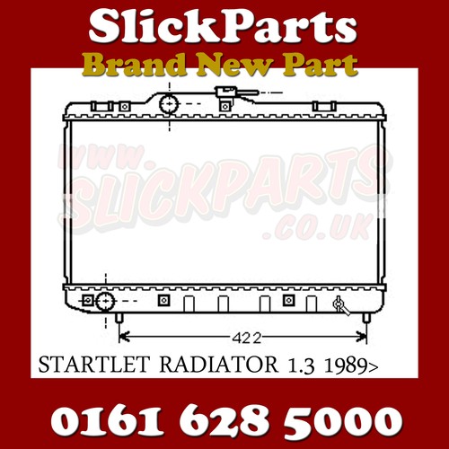 Fits toyota starlet radiator - toyota,