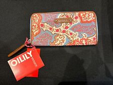 OILILY FLORAL ZIP AROUND