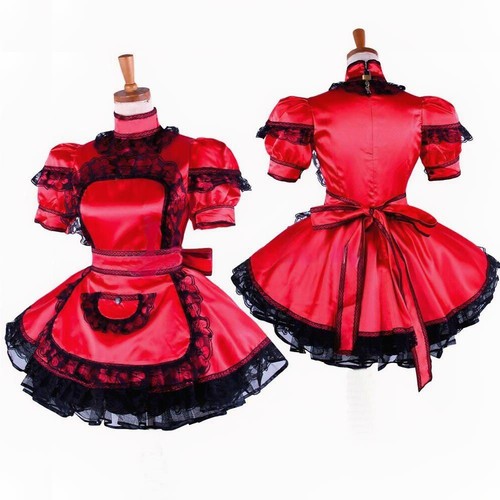 Maid sissy girl - sissy, red