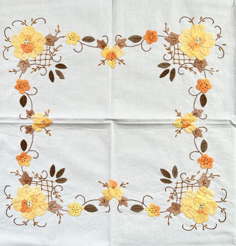 Vintage tablecloth with - ,