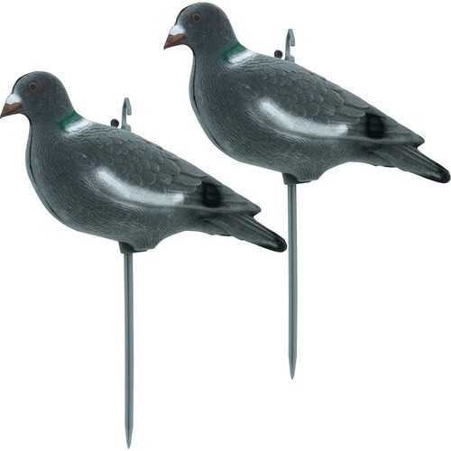 Realistic flocked pigeon decoy - realistic,