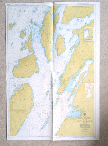 Vintage admiralty chart - vintage,