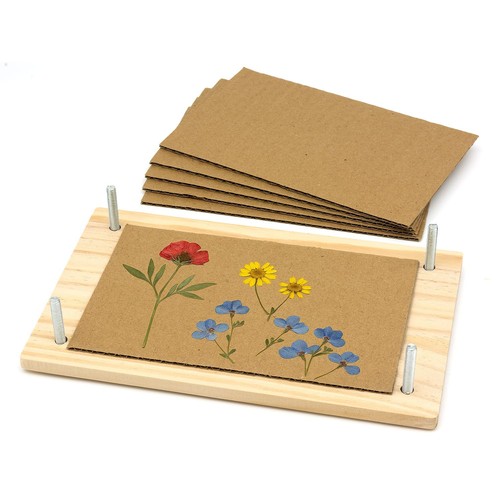 Flower press kit wooden - press,