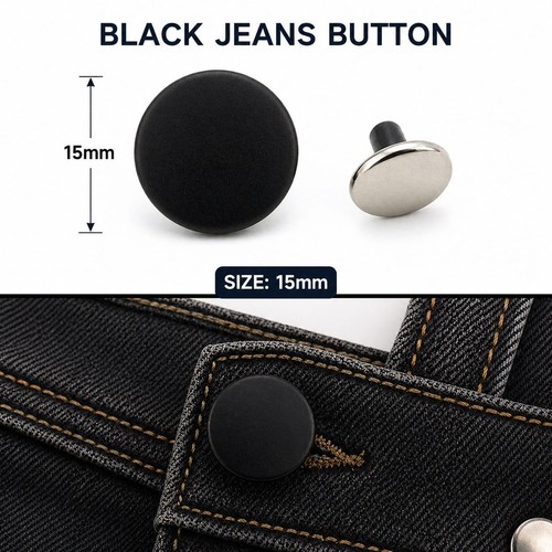 Pack 15mm black jeans - of,