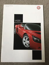 VAUXHALL VX220 MODEL 2003