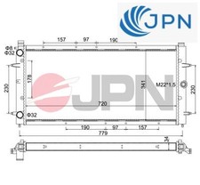 COOLANT RADIATOR 60C9054-JPN