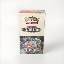 Pokémon Scarlet & Violet Stellar Crown Sealed Half Booster Box 18 Packs UK24HR✅