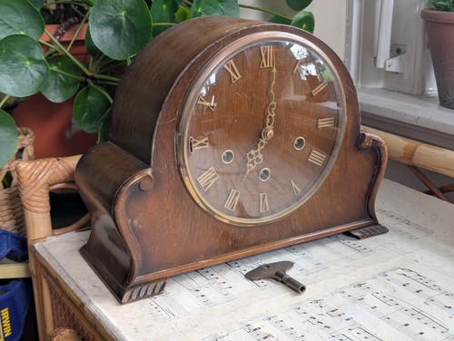 Vintage smiths brown wooden - vintage,