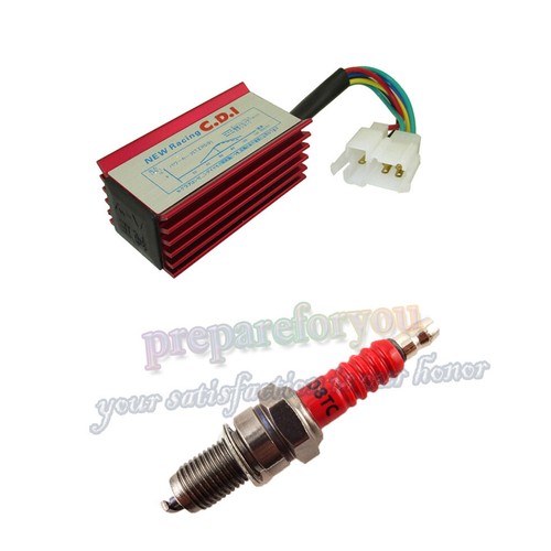 Red cdi ignition - red, plug