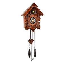 Cuckoo Clock Wall Wooden Auto Night shut off function Traditional  W6760