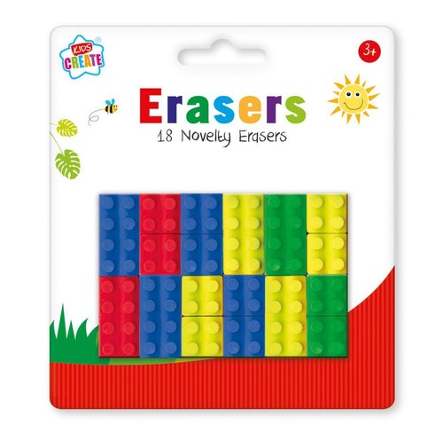 Novelty erasers rubbers - rubbers, set