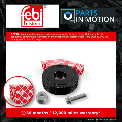 Crankshaft pulley fits - crankshaft,
