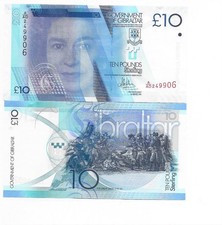 Gibraltar 10 Pounds 2016 UNC P36