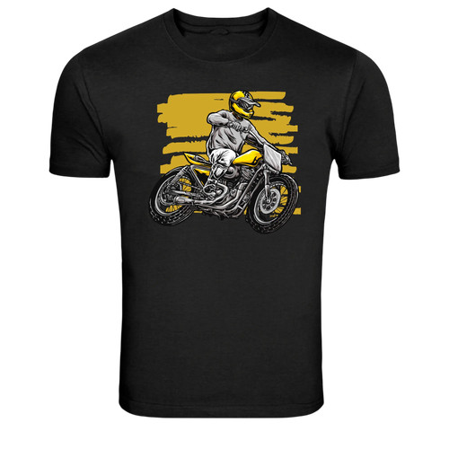 Vintage motocross rider dirt - motocross,