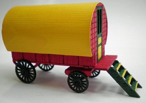 Gypsy caravan horse drawn - horse,
