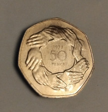 1973 PROOF 50p EEC "HANDS"