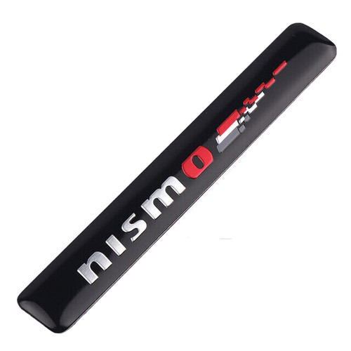 Black 84mm nismo badge - black,