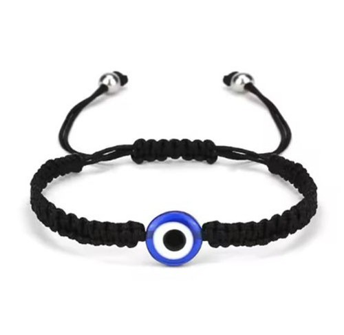 Evil eye bracelet black - eye, cord