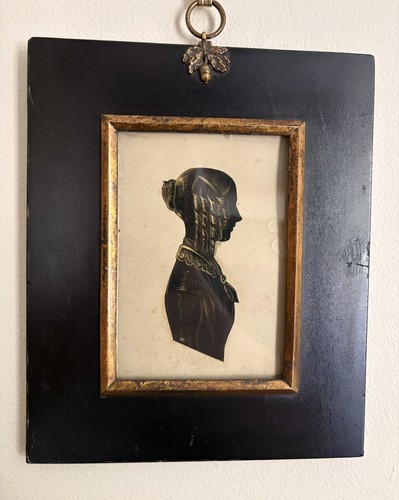 19th century silhouette - silhouette, of