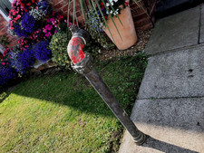 ANTIQUE VINTAGE BRASS FIRE HYDRANT STANDPIPE GARDEN FEATURE COLLECTORS ITEM NICE